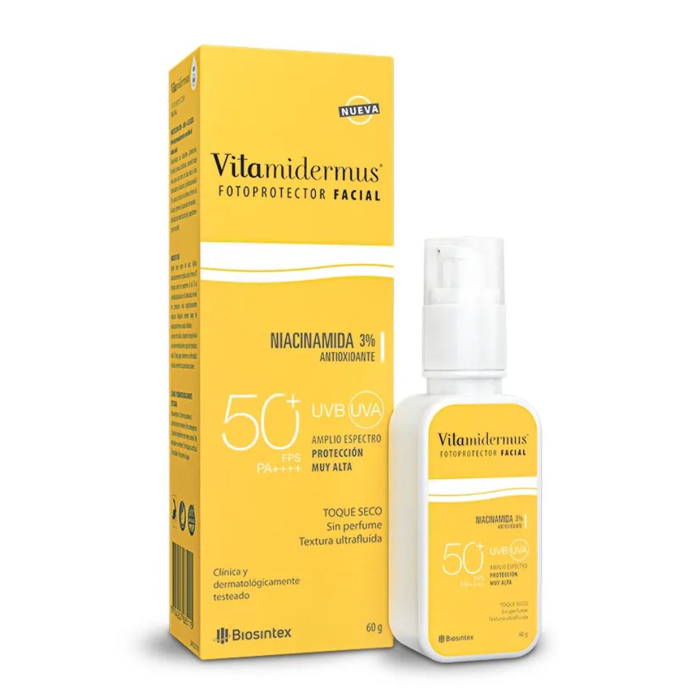 Protector Solar Vitamidermus Toque Seco Fps 50 60 g