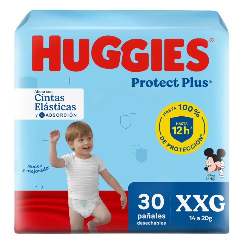 Pañales Huggies Protect Plus XXG 30 u