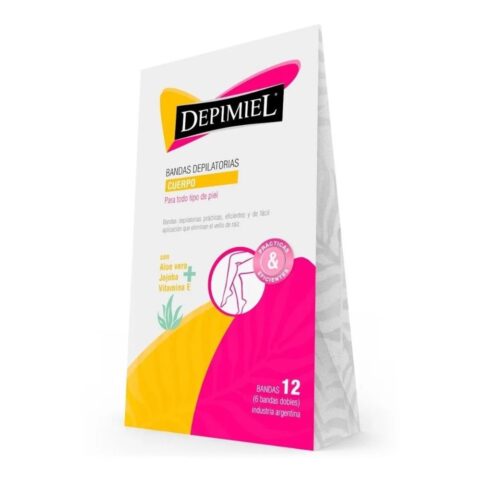 Bandas Depilatorias Depimiel Corporal 12 u