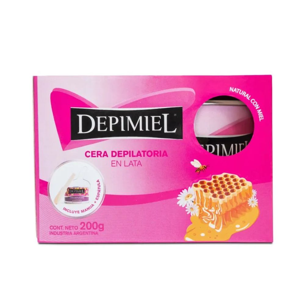 Cera En Lata Depimiel Natural C/Estuche 200 g