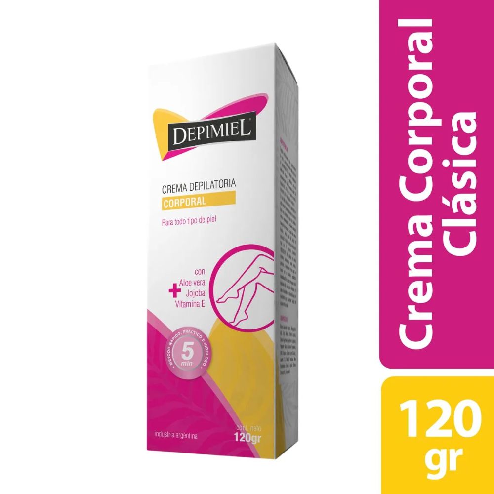 Crema Depilatoria Depimiel Corporal Clásica 120 g - Imagen 2