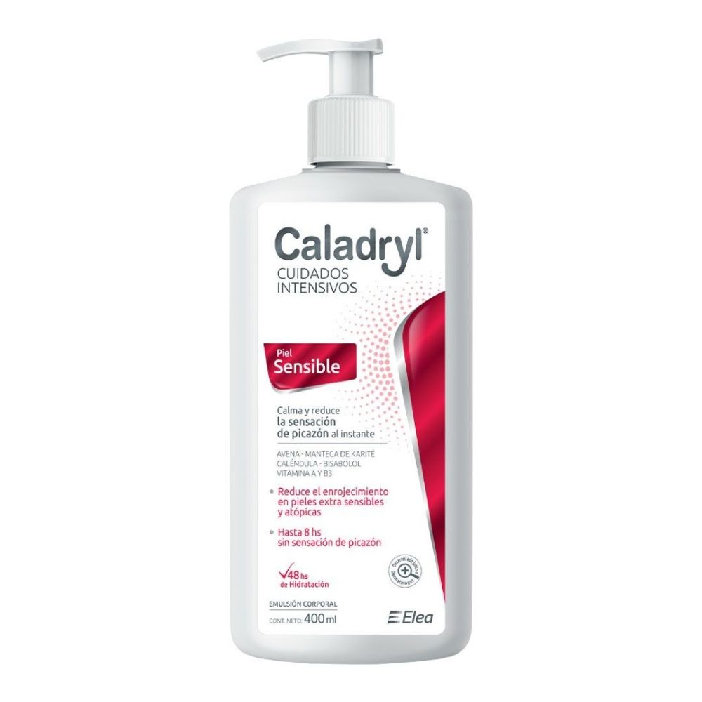 Emulsión Corporal Caladryl Cuidados Intensivos Piel Sensible 400 ml
