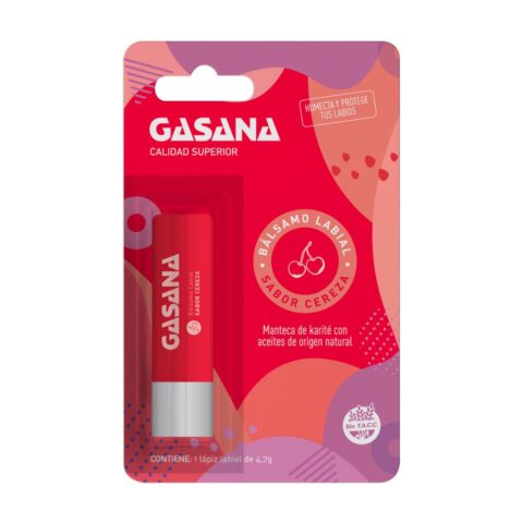 Bálsamo Labial Gasana Manteca De Karite Sabor Cherry