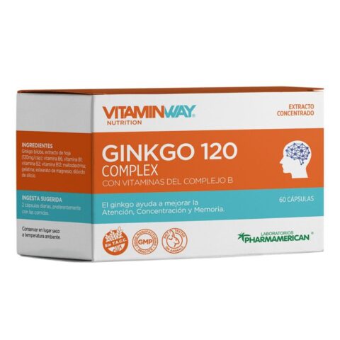 Ginkgo 120 Complex Vitamin Way En Cápsulas 60 u