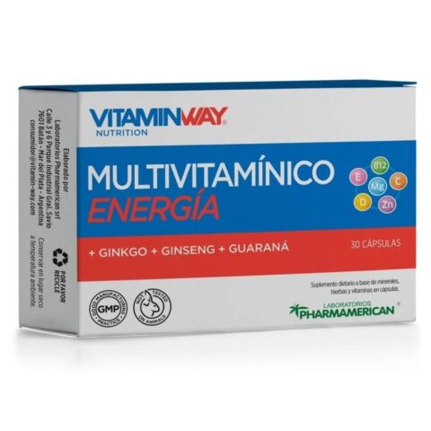 Multivitamínico Vitamin Way Energía En Cápsulas 30 u