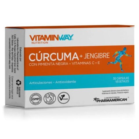 Cúrcuma + Jengibre Vitamin Way En Cápsulas 30 u