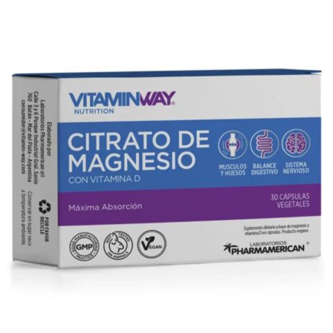 Citrato De Magnesio Vitamin Way En Cápsulas 30 u