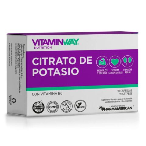 Citrato De Potasio Vitamin Way En Cápsulas 30 u
