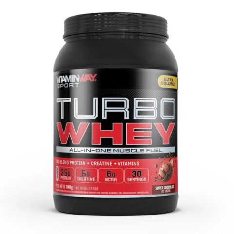 Proteína En Polvo Vitamin Way Turbo Whey Chocolate 1140 g