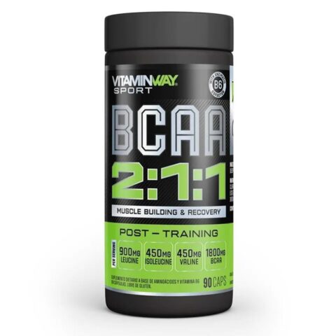Suplemento Vitamin Way BCAA 2:1:1 90 Cápsulas