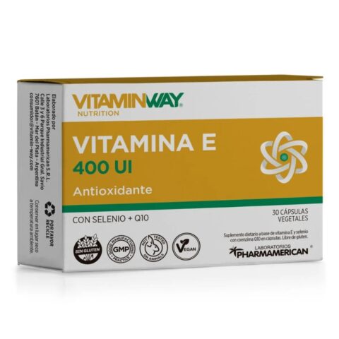 Vitamina E Vitamin Way 400 UI En Cápsulas 30 u