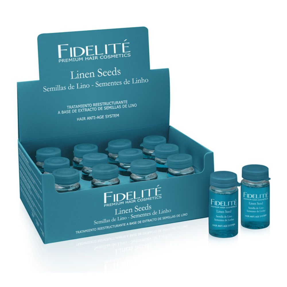 Ampolla Capilar Fidelite Semillas De Lino 15 ml