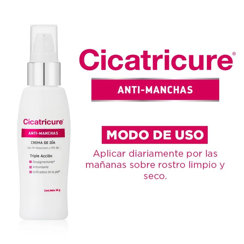 Crema Facial Cicatricure Antimanchas 50 g - Imagen 3