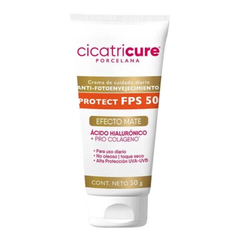 Crema Facial Cicatricure Porcelana Anti-fotoenvejecimiento Fps 50 50 g