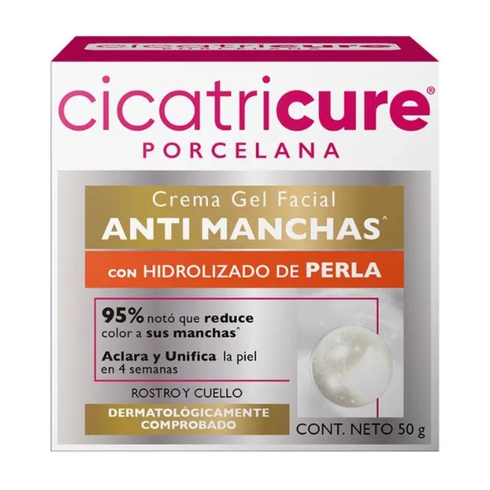 Crema Gel Facial Cicatricure Porcelana Antimanchas 50 g - Imagen 3