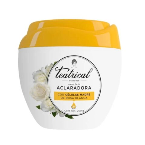Crema Facial Teatrical Aclaradora C/Celulas Madre 200 g