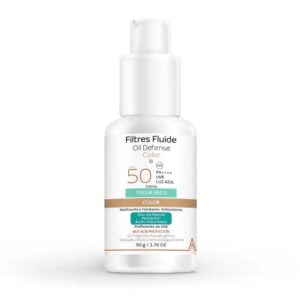 Protector Solar Cepage Filtres Fluid Oil Defense C/Color Fps 50 50 g