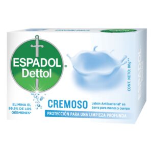 Jabón En Barra Espadol Dettol Cremoso 80 g