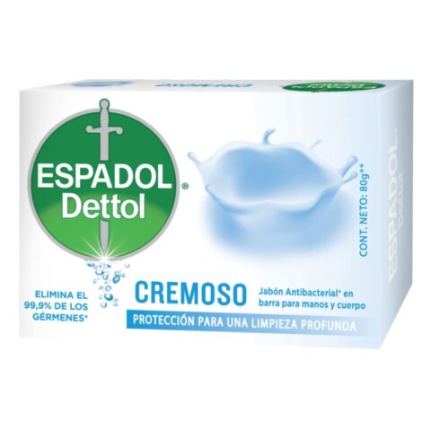 Jabón En Barra Espadol Dettol Cremoso 80 g