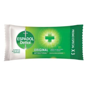 Jabon En Barra Espadol Dettol Original 3u x 80 g