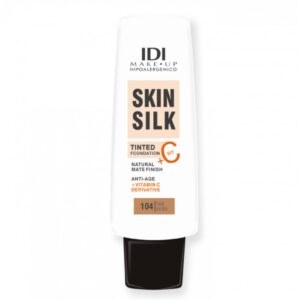 Base De Maquillaje Idi Silk Skin Vit C Tono 104 Tan Beige