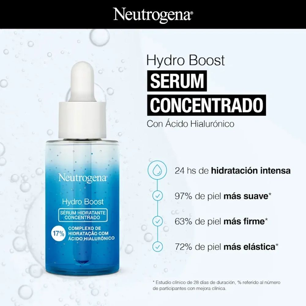 Sérum Hidratante Neutrogena Hydro Boost Concentrado 30 ml - Imagen 3