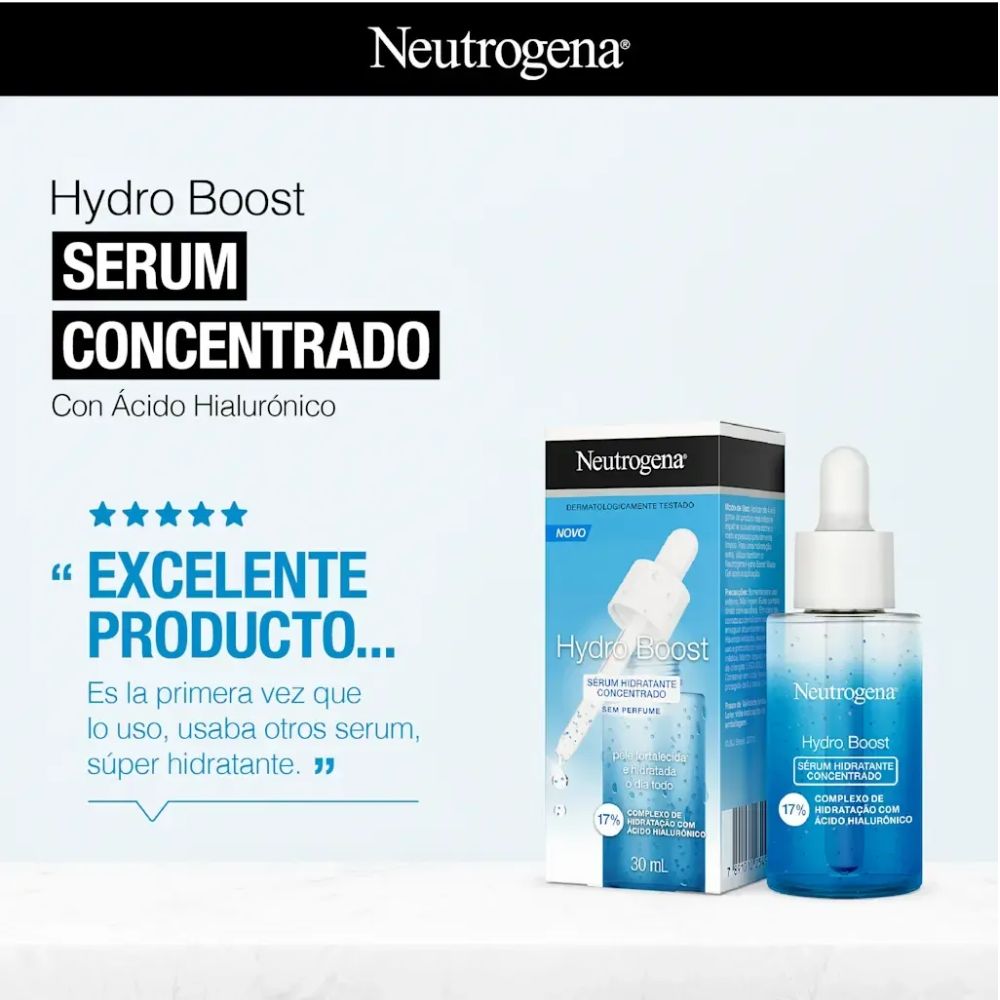 Sérum Hidratante Neutrogena Hydro Boost Concentrado 30 ml - Imagen 5