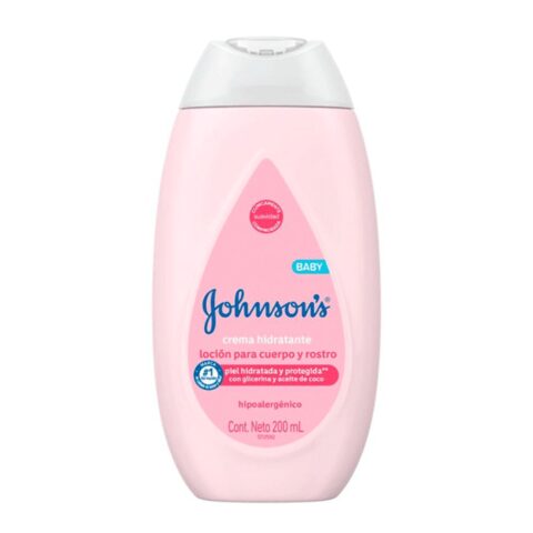 Crema Para Bebes Johnson's Baby Rosa 200 ml