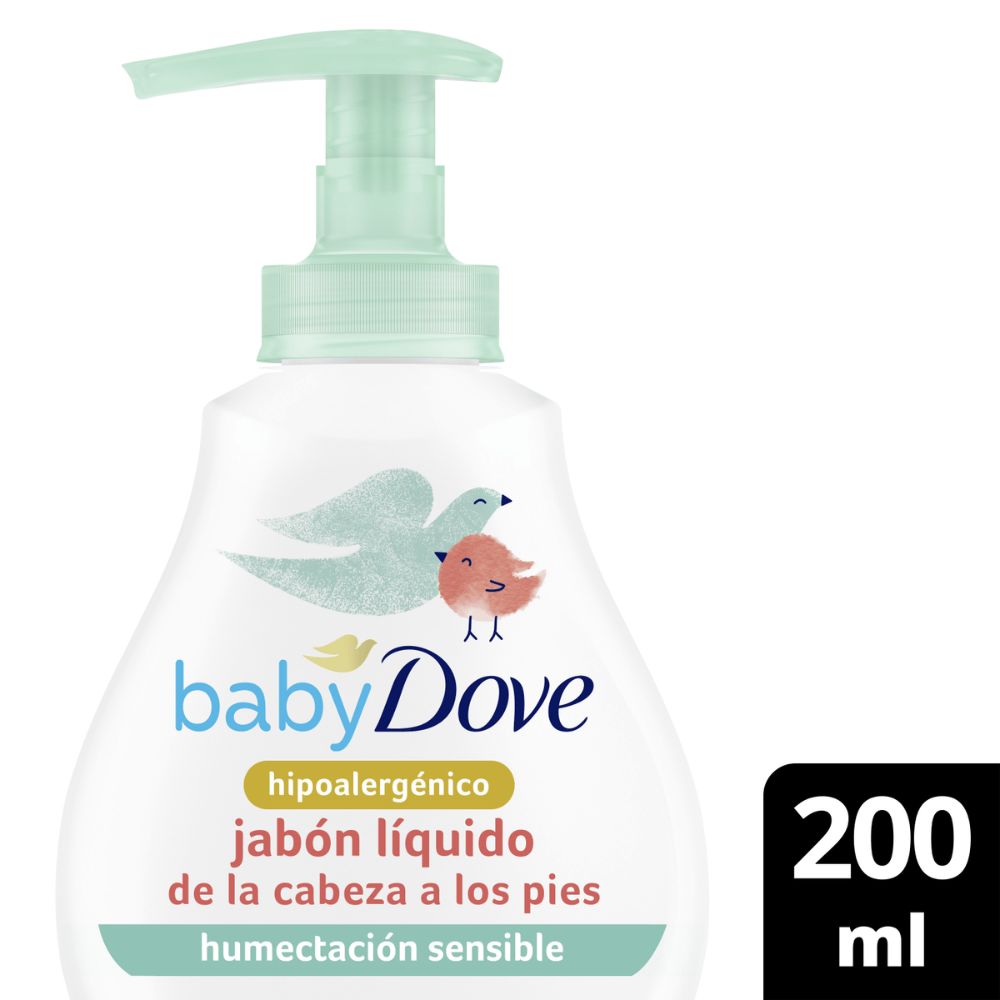 Jabón Líquido Dove Baby Humectación Sensible 200 ml - Imagen 2