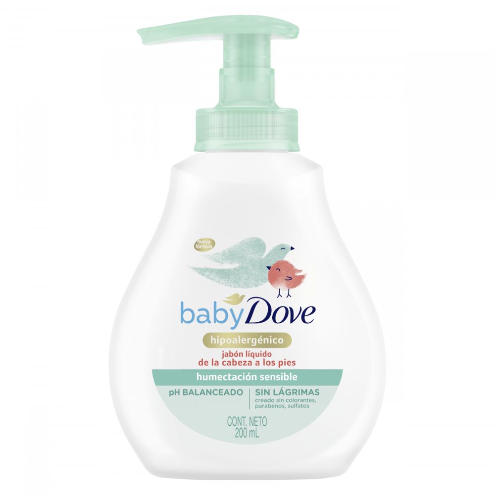 Jabón Líquido Dove Baby Humectación Sensible 200 ml