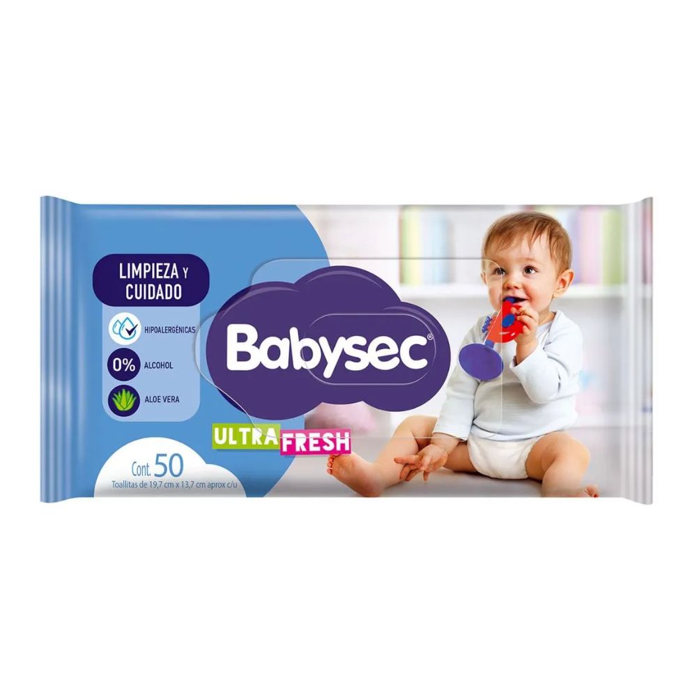 Toallas Húmedas Babysec Ultra Fresh 50 u