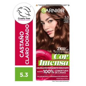 Tintura Para Pelo Garnier Cor Intensa Tono 5.3 Castaño Claro Dorado
