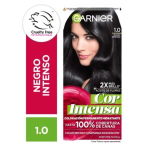 Tintura Para Pelo Garnier Cor Intensa Tono 1.0 Negro Intenso