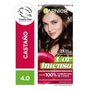 Tintura Para Pelo Garnier Cor Intensa Tono 4.0 Castaño