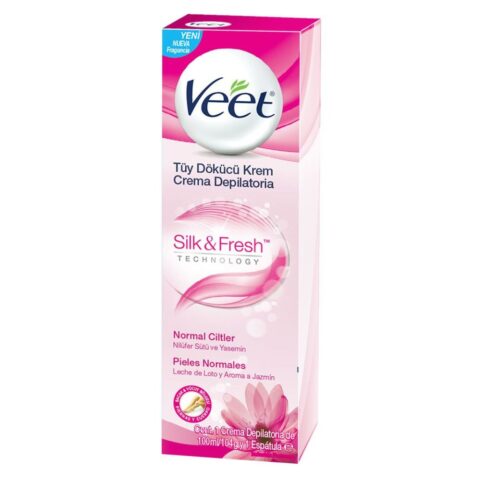 Crema Depilatoria Veet Silk And Fresh Pieles Normales 100 g
