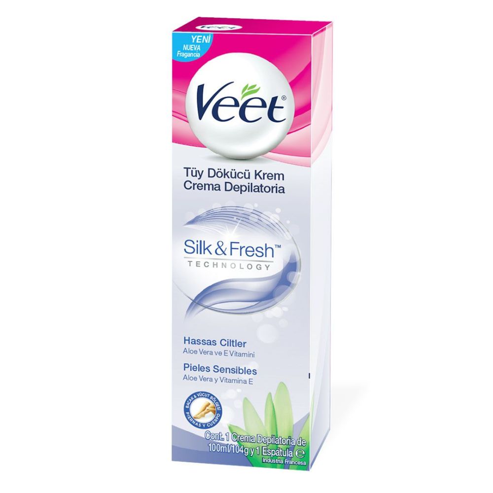 Crema Depilatoria Veet Silk And Fresh Corporal 100 g