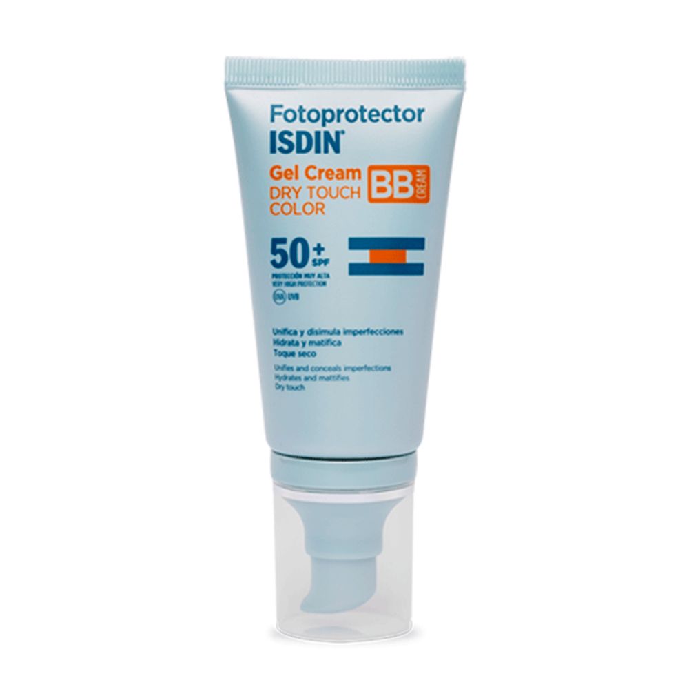 Protector Solar Isdin Gel Cream Dry Touch C/Color Fps 50 50 ml