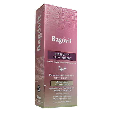 Crema Para Cuerpo Bagóvit Emulsión Efecto Luminoso 200 ml - Imagen 2