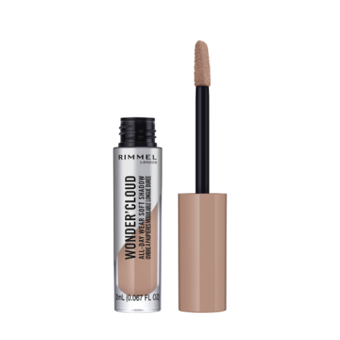 Sombra De Ojos Liquida Rimmel London Wonder Cloud Tono 002 Foggy Beige - Imagen 2