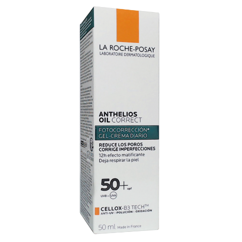 Protector Solar La Roche-Posay Anthelios Oil Correct Fps 50 50 ml - Imagen 3