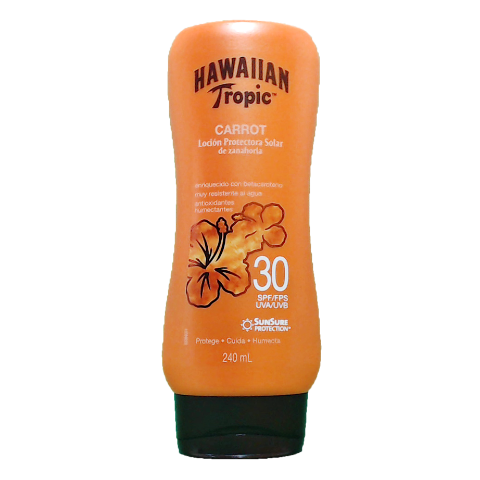 Loción Bronceadora Hawaiian Tropic Zanahoria Fps 30 240 ml