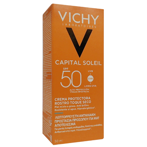Protector Solar Vichy Capital Soleil Toque Seco Fps 50 50 ml - Imagen 2