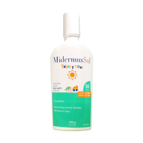 Protector Solar Midermus Sol Niños Fps 50 150 g