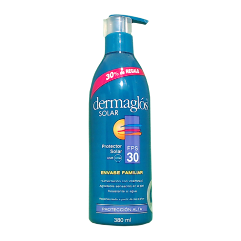 Protector Solar Dermaglós Fps 30 380 ml