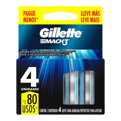 Repuesto Máquina De Afeitar Gillete Mach3 4 u