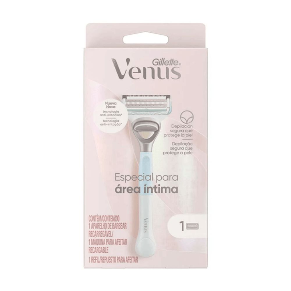 Maquina De Afeitar Gillette Venus Mujer Zonas Intimas 1 u - Imagen 2