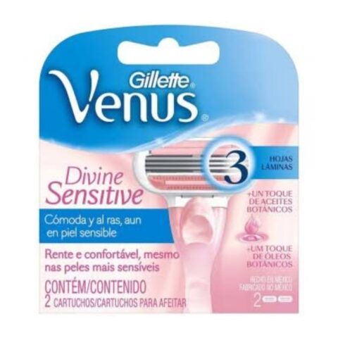 Repuesto Máquina De Afeitar Gillette Venus Divine Sensitive 2 u