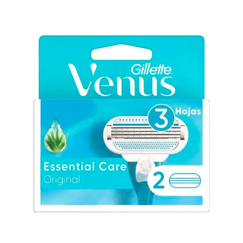 Repuesto Máquina De Afeitar Gillette Venus Essential Care 2 u