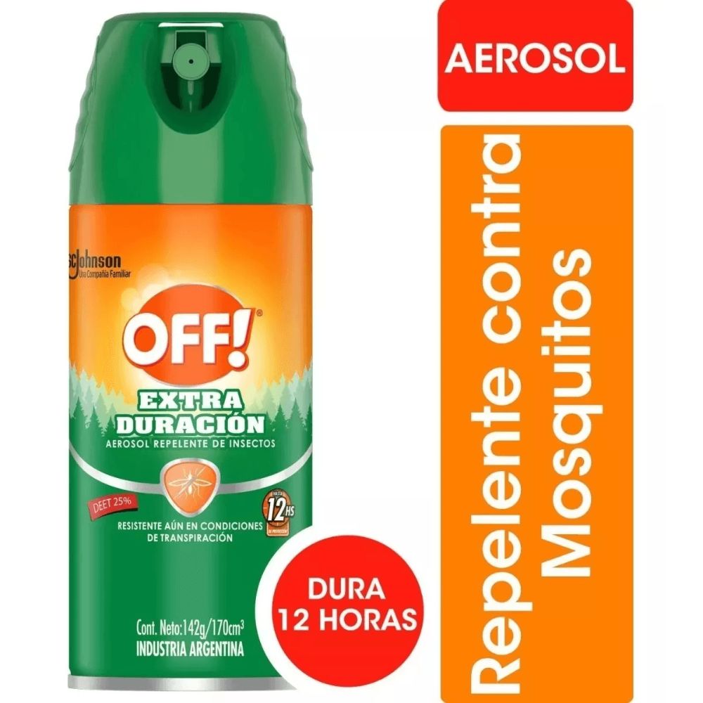 Repelente Off! Extra Duración En Aerosol 170 ml - Imagen 2