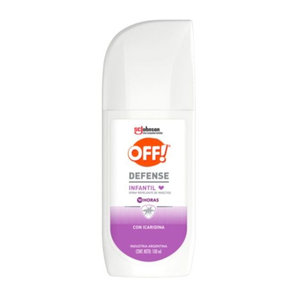 Repelente Off! Defense Infantil En Spray 100 ml